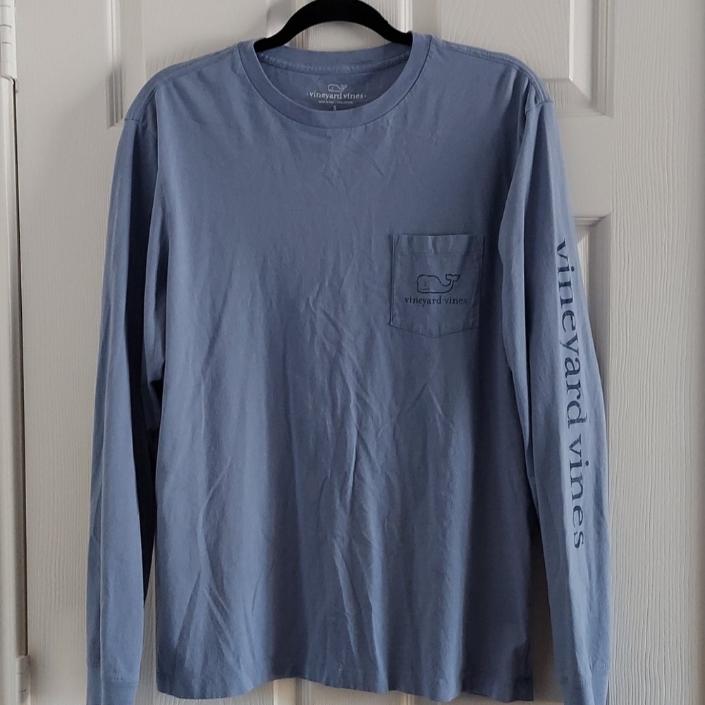 Vineyard Vines blue long sleeve tee Small